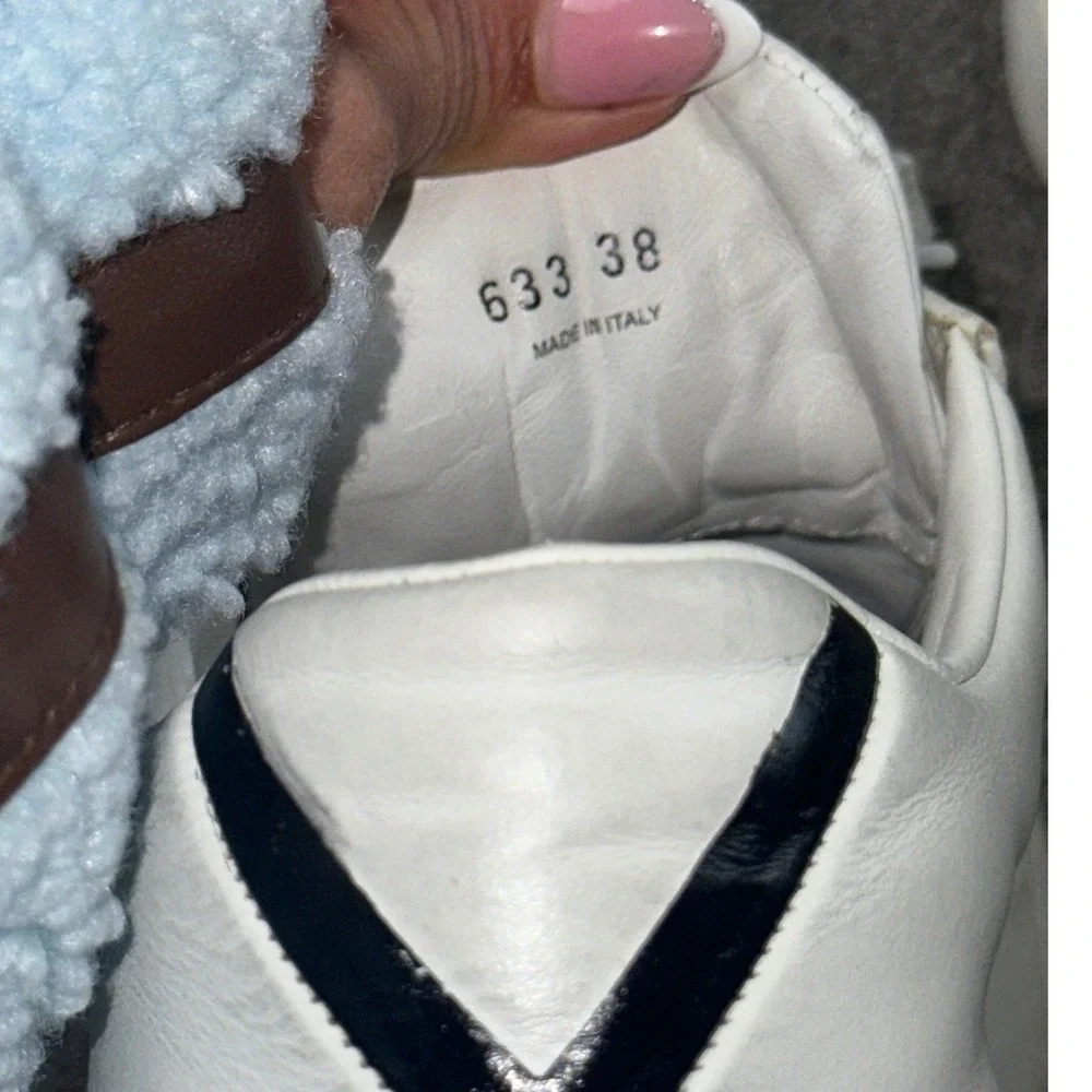 Prada‎ Macro Sneakers Women 38 White Platform Italy Made Designer Streetwear